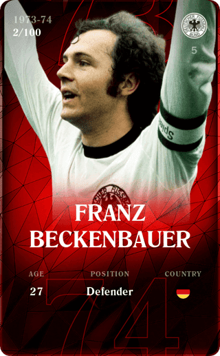 Franz Beckenbauer Sorare Legend
