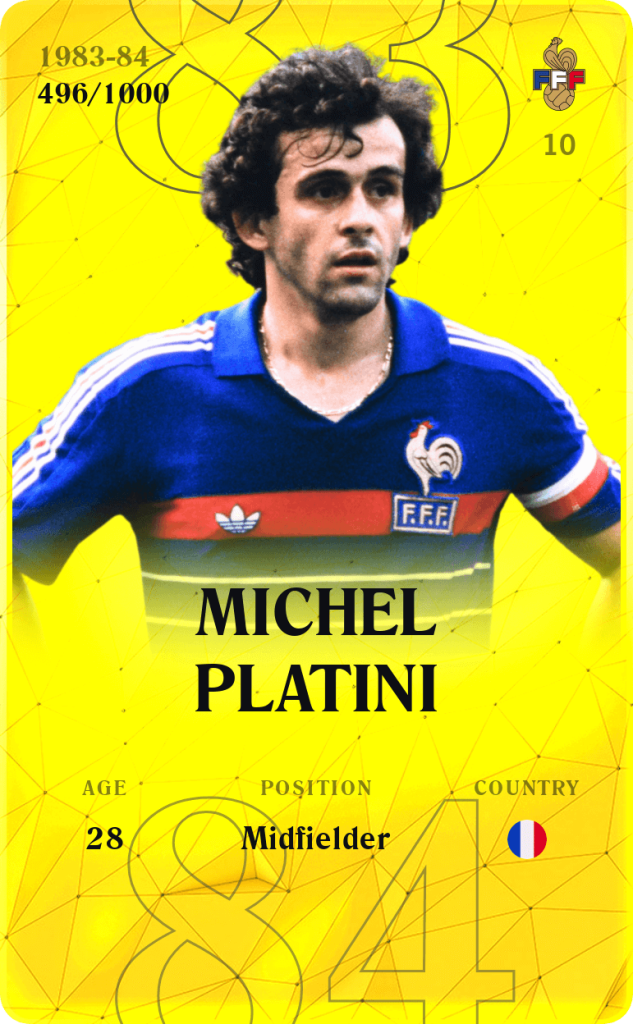 Michel Platini Sorare Legend