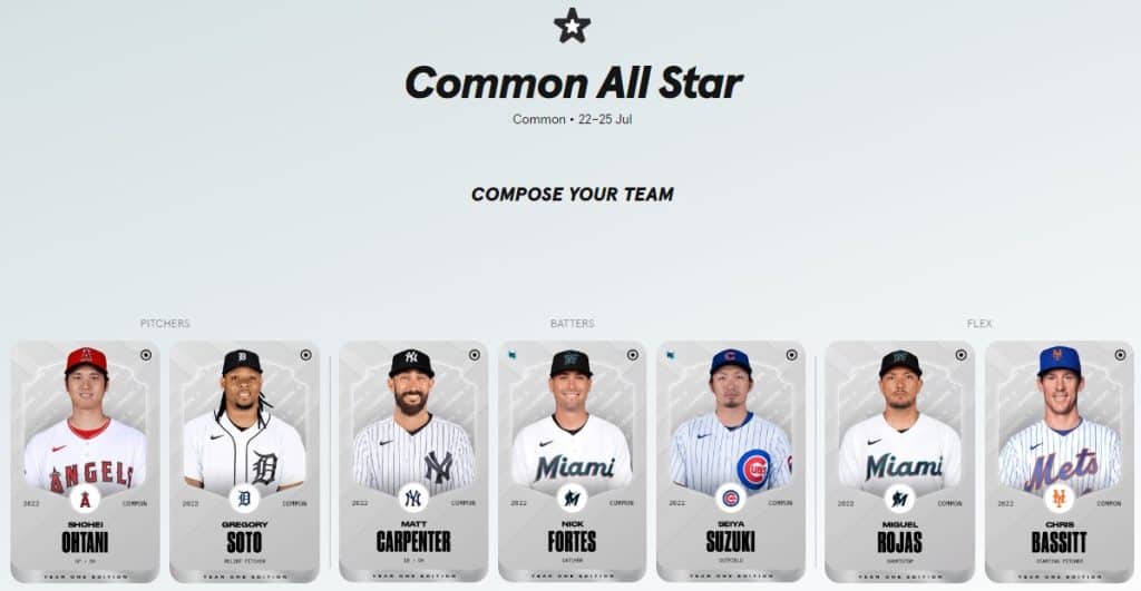 Sorare MLB Common All Star